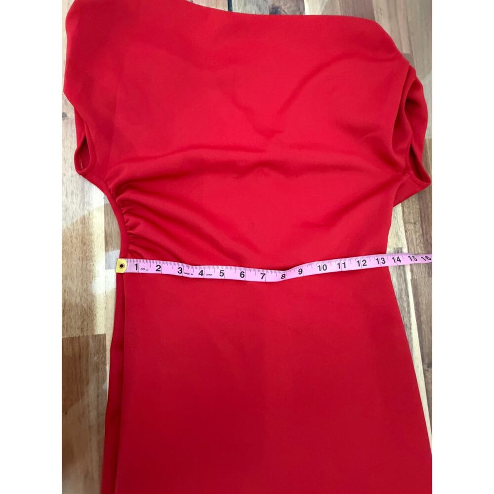 TikTok Shop Red Sleeveless Off Shoulder Bodycon Long Formal Party Evening Dress - Picture 6 of 12